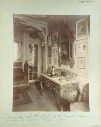 Cecile Sorelin kodin sisustus osoitteessa 99 Avenue des Champs Elysees, 1910